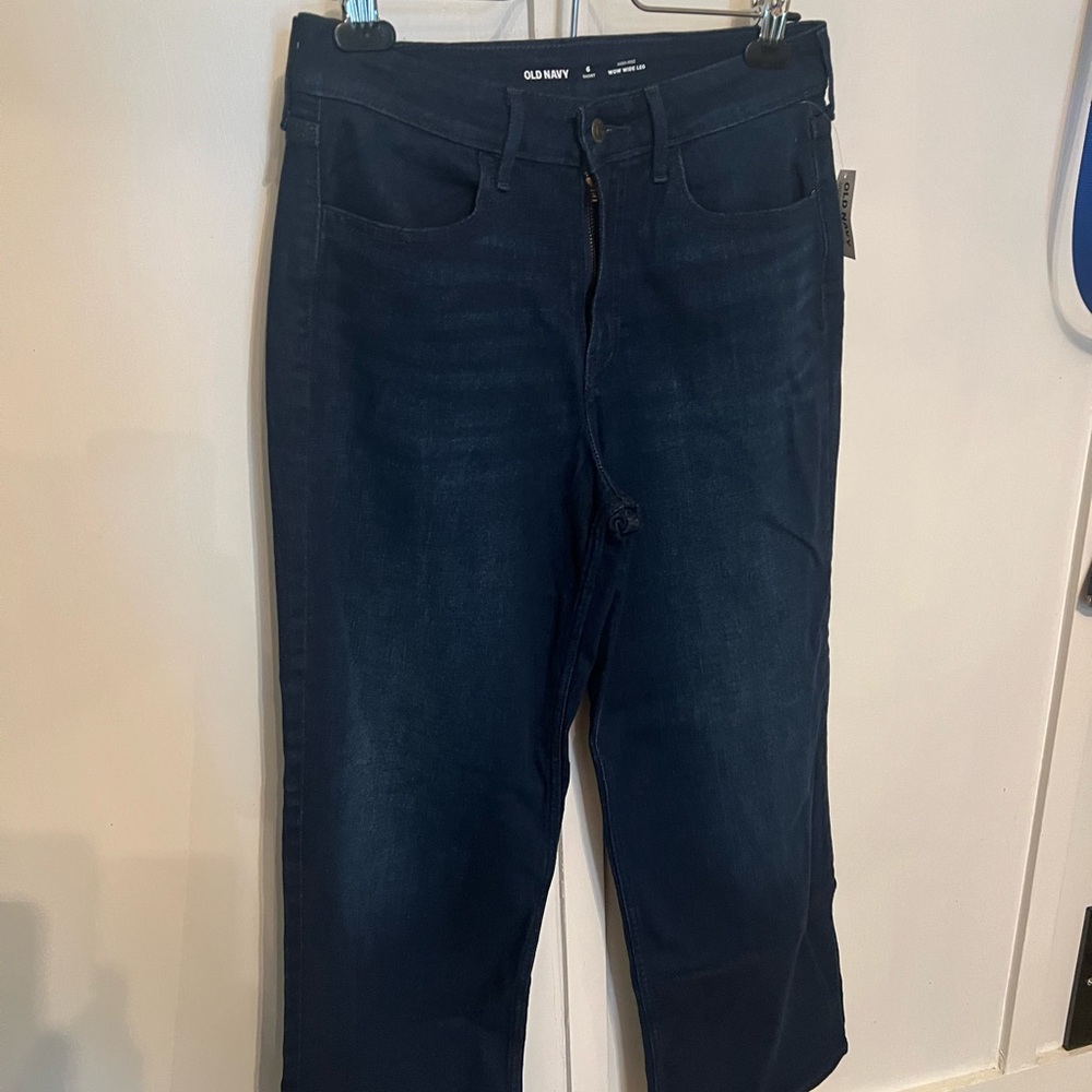 Old Navy Women's Dark Indigo Petite Jeans